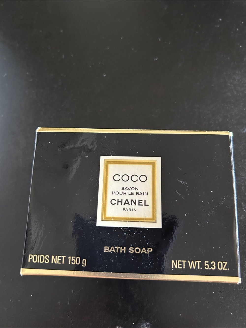 CHANEL Coco Bath Soap - Black & Gold Packaging